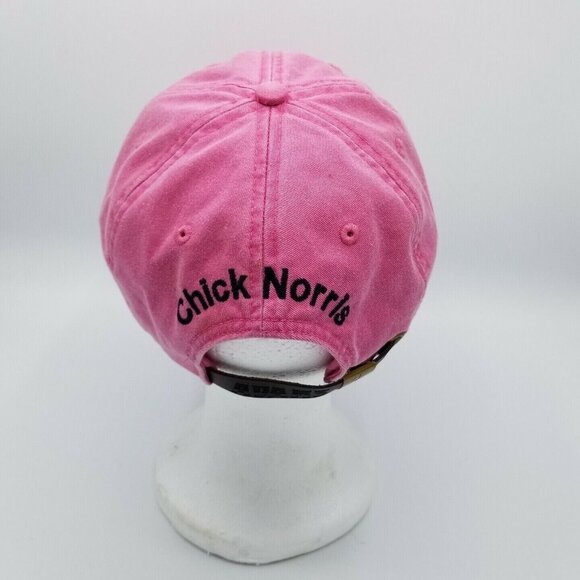 Adams Headwear Chick Norris Strapback Hat Pink - Picture 6 of 7
